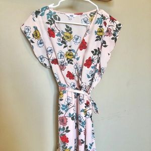 Blush Pink Floral Dress